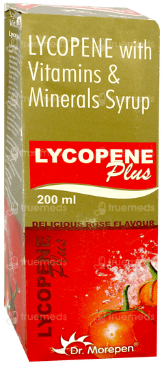 Lycopene Plus Rose Flavour Syrup 200Ml